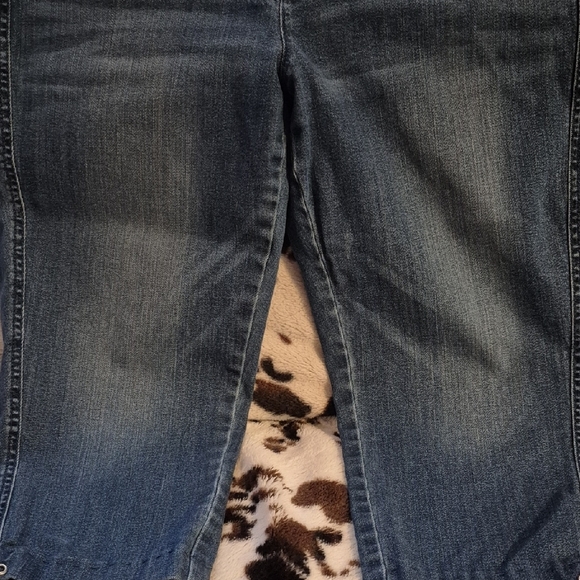 J. Jill Blue Cropped Ankle Jeans Medium-Dark Wash - Picture 4 of 12